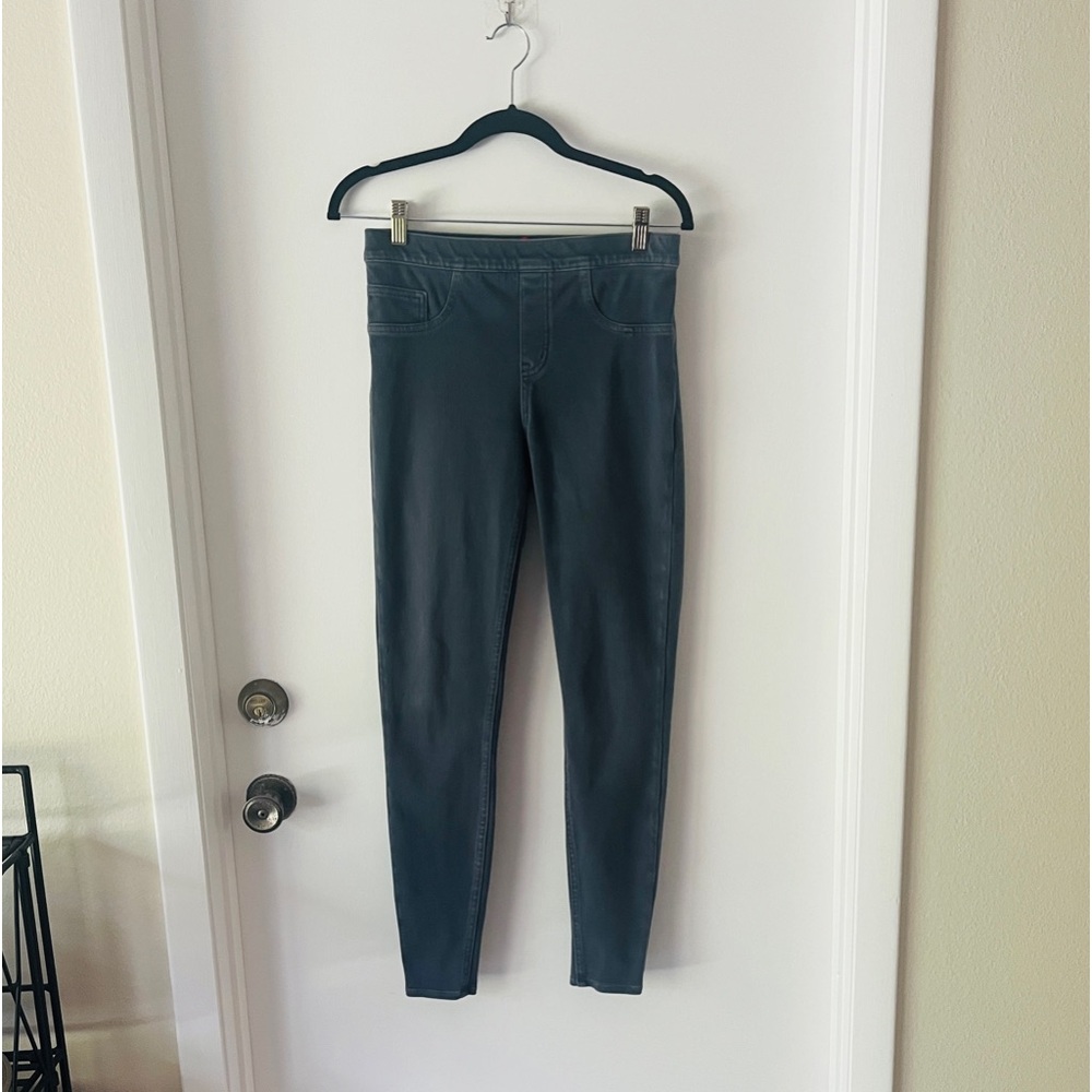 Spanx Blue-Grey Chinos, Stretch,‎ Size Medium